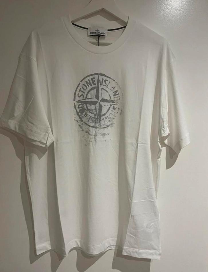 Stone Island tshirt, Kleding | Heren, T-shirts, Zo goed als nieuw, Maat 48/50 (M), Zwart, Verzenden