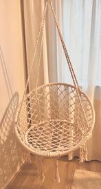 Crèmekleurige Hangstoel - Boho Stijl, Huis en Inrichting, Stoelen, Ophalen, Overige kleuren, Zo goed als nieuw, Eén