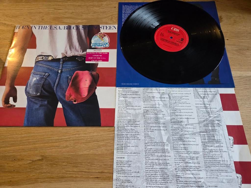 Bruce Springsteen born in the U.S.A LP, Ophalen of Verzenden, Zo goed als nieuw, 12 inch, Poprock