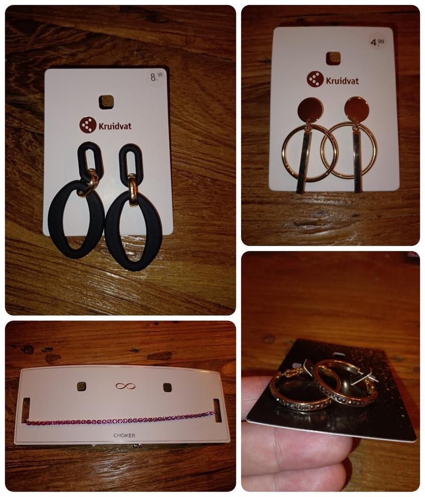 Goudkleurige sieraden set, Ophalen of Verzenden, Nieuw, Goud, Overige materialen