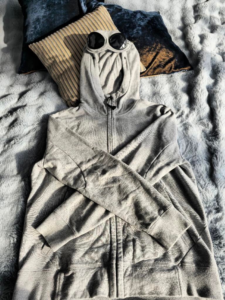 C.P. Company Grijs Googles Hoodie XXL, Kleding | Heren, Truien en Vesten, Ophalen of Verzenden, Zo goed als nieuw, Overige maten