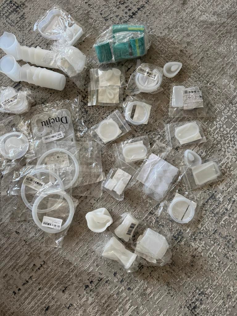 Siliconen mallen, hangers, armbanden etcetera voor epoxy, Hobby en Vrije tijd, Kralen en Sieraden maken, Ophalen of Verzenden