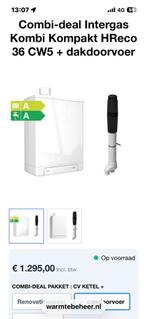 Intergas Kombi Kompakt HReco 36 CW5, Ophalen, 30 tot 80 cm, Gebruikt, Hoog rendement (Hr)
