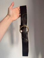 Vintage Y2K donker bruine lederen riem met grote gesp, Kleding | Dames, Riemen en Ceinturen, Vintage, Vintage, 90 tot 100 cm, Heupriem