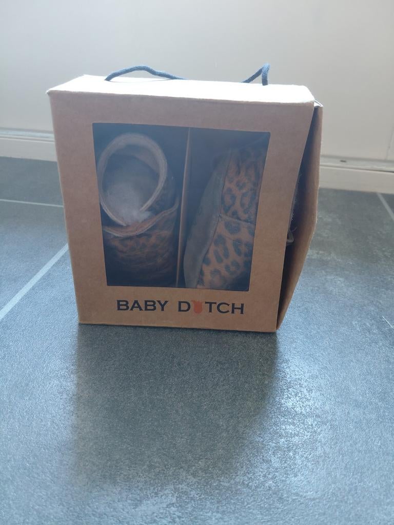 Baby Dutch slofjes met luipaardprint, Kinderen en Baby's, Babykleding | Schoentjes en Sokjes, Slofjes, Jongetje of Meisje, Nieuw