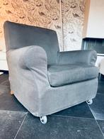 Flexform Nonna Maria fauteuil incl. hocker nieuw, Huis en Inrichting, Fauteuils, Ophalen of Verzenden, Nieuw, 75 tot 100 cm, Stof