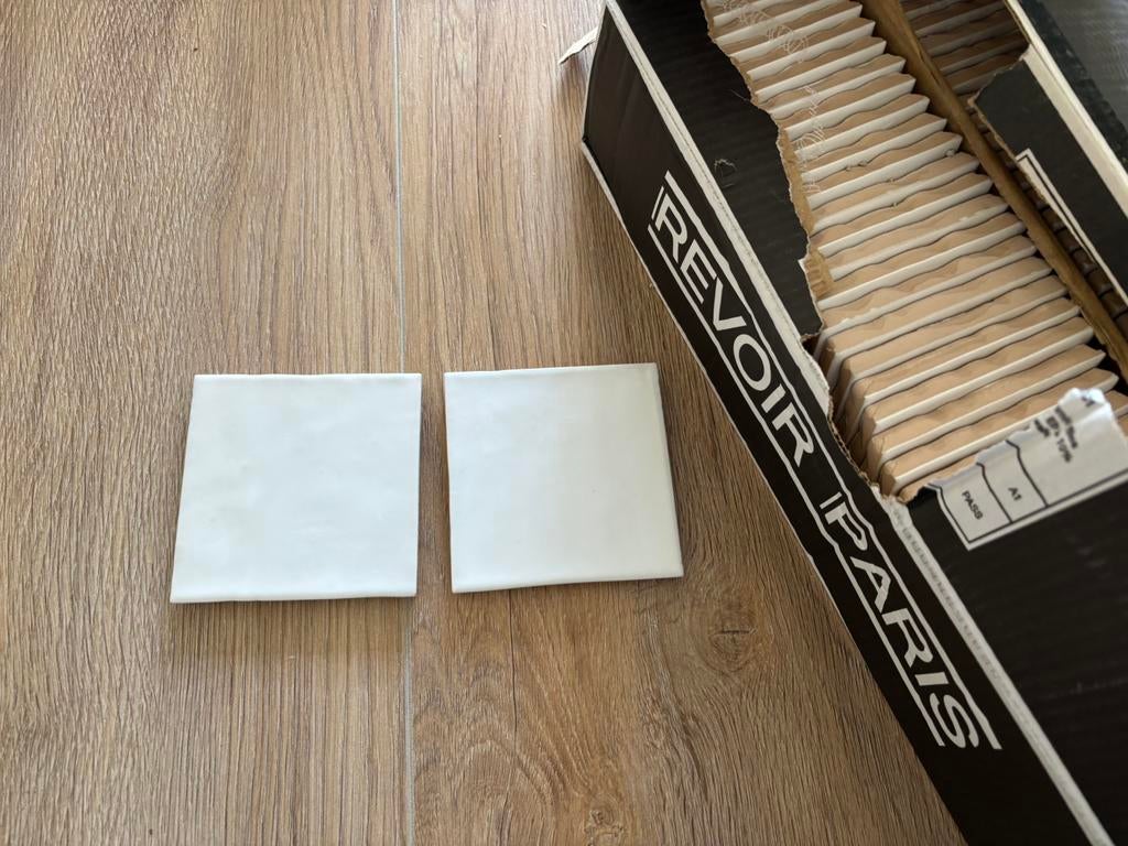 Keramische wandtegel 10X10 cm Revoir Paris NIEUW, Doe-het-zelf en Verbouw, Tegels, Ophalen, Nieuw, Minder dan 20 cm, Minder dan 5 m²