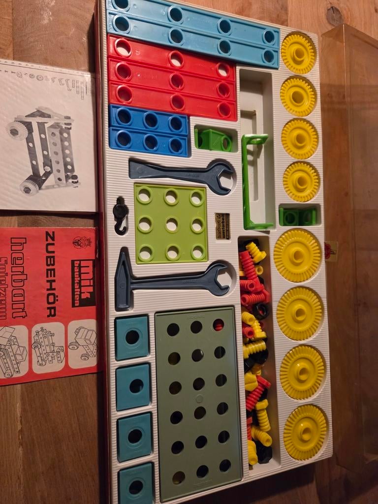 Prachtige Vintage Herbart MIK Baukasten – Compleet met Boekj, Ophalen of Verzenden, Zo goed als nieuw