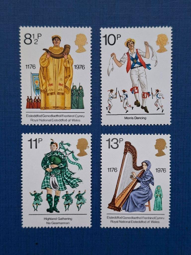 Postzegel UK 1977 PF Serie Britse Culturele Tradities 17-04, Ophalen of Verzenden, Postfris