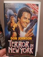 Terror in New York vhs videoband don Johnson, Alle leeftijden, Ophalen of Verzenden, Zo goed als nieuw