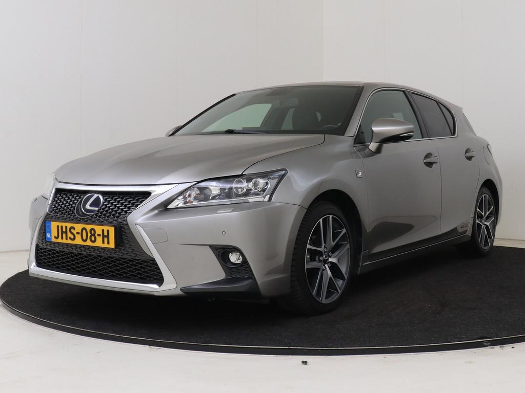 Lexus CT 200h F Sport Line | Memory Seat | Lederen Bekleding, Auto's, Lexus, 12 maanden, 136 pk, Gebruikt, Zwart