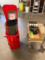 Nomadic aluminium pop-up presentatiewand met verlichting., Ophalen, Gebruikt