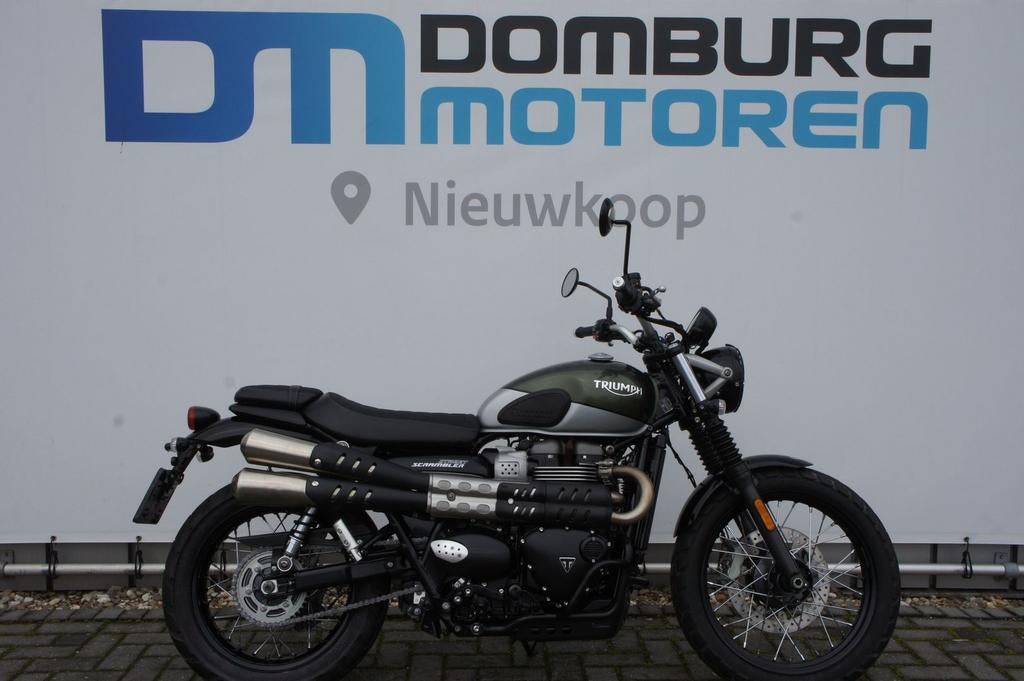 TRIUMPH STREET SCRAMBLER (bj 2021), Motoren, Motoren | Triumph, 2 cilinders, Motorrijbewijs A, Bedrijf, Meer dan 35 kW