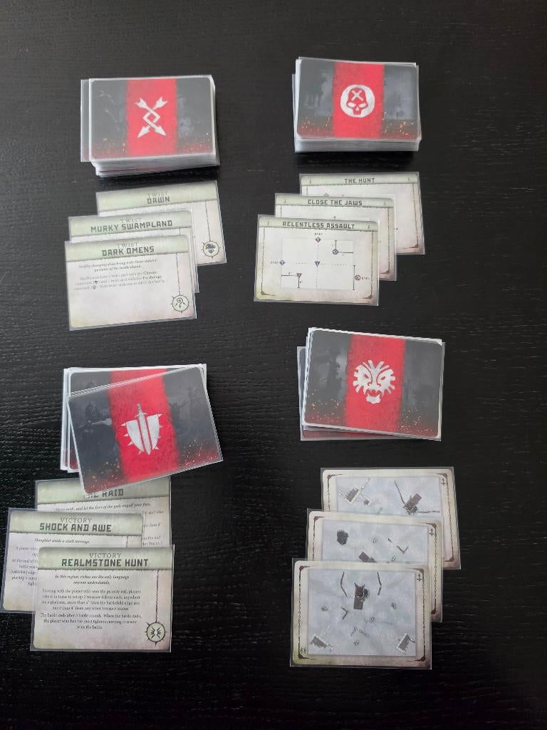 Warcry AoS starter set terrain + Furies + Raptoryx + extras, Ophalen of Verzenden, Gebruikt, Warhammer, Figuurtje(s)