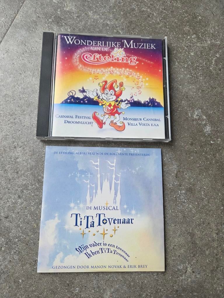 Efteling CD: Wonderlijke Muziek & Ti Ta Tovenaar Musical, Ophalen of Verzenden