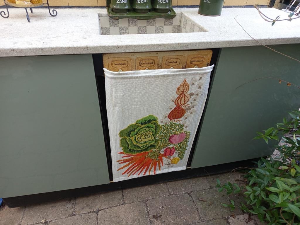 Vintage granieten keukenblad/ buitenkeuken, Ophalen