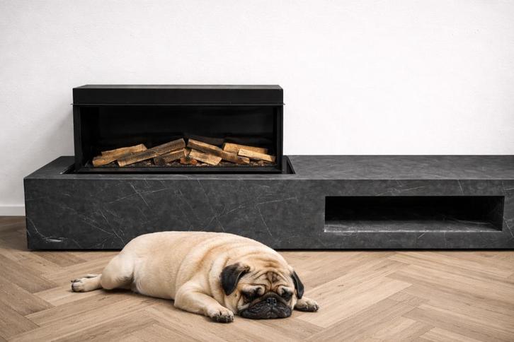 Trendy tv-meubel, Huis en Inrichting, Kasten | Televisiemeubels, Gebruikt, 200 cm of meer, 200 cm of meer, 50 tot 75 cm, Ophalen