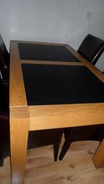 Eettafel 160 x 90, Huis en Inrichting, Tafels | Eettafels, Ophalen, Gebruikt, 50 tot 100 cm, 150 tot 200 cm