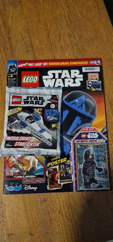 Nieuw: Lego Star Wars magazine DU nr 87 Manda StarFighter, Star Wars, Lego, Nieuw, Ophalen of Verzenden