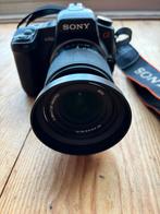 Sony A350 + 18-70mm F/3.5-5.6 DT + zonnekap, Spiegelreflex, Ophalen of Verzenden, Zo goed als nieuw, Sony