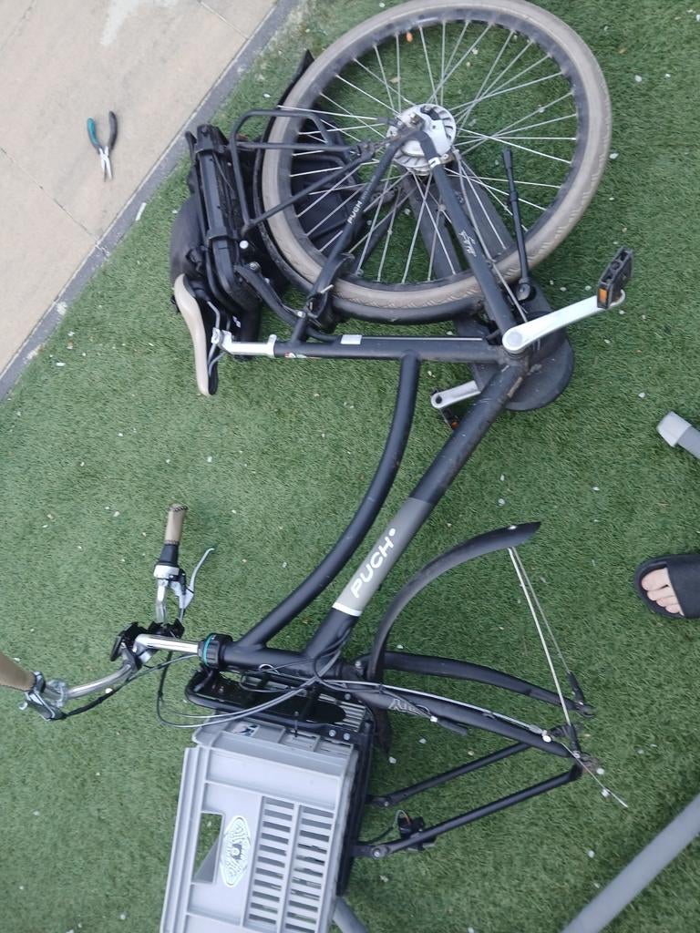 Defecte electrische puch e-rock n7, Ophalen, Gebruikt, Puch, Versnellingen