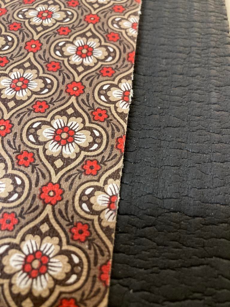 Vintage behang met rize bloem detail, Ophalen of Verzenden, Minder dan 10 m², Roze