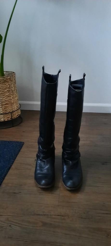 Rosetta hoge laarzen maat 40 totale lengte 47cm., Hoge laarzen, Zwart, Rosetta, Ophalen of Verzenden