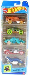 Hotwheels: 5-Pack: Street Beasts, ., Nieuw, Ophalen of Verzenden, .