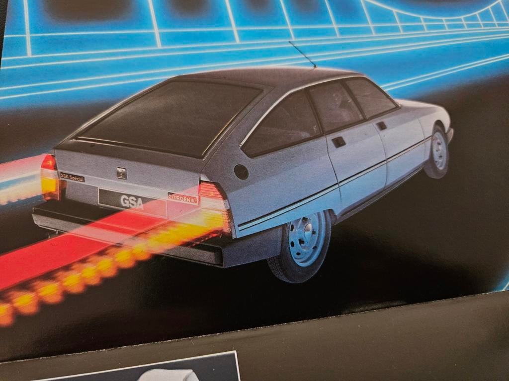 Brochure Citroën GSA 1986, Ophalen of Verzenden, Zo goed als nieuw, Citroën