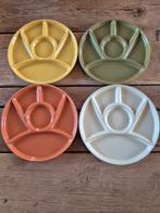 4 leuke gekleurde fondueborden 2.50 per stuk, Ophalen of Verzenden, Zo goed als nieuw, Overige stijlen