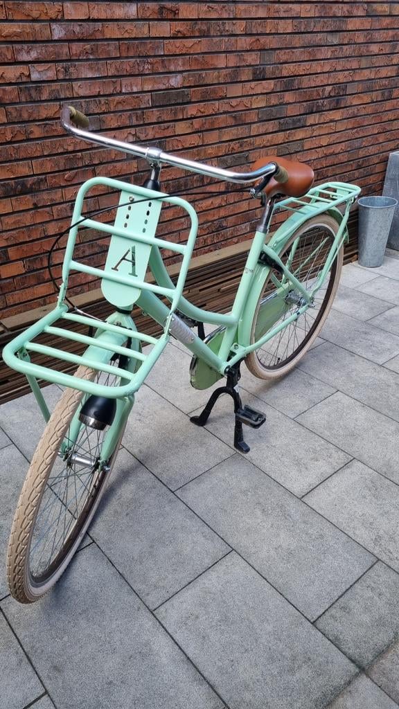 Altec Transportfiets Dames - Mintgroen, Fietsen en Brommers, Fietsen | Dames | Damesfietsen, Terugtraprem, Gebruikt, 50 tot 53 cm