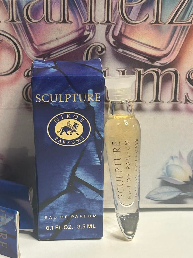 Lancaster - nikos sculpture miniature 3,5ml edp, Ophalen of Verzenden, Nieuw, Miniatuur, Gevuld