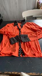 Marccain blouse maat 44/46 oranje hoofdkleur, Ophalen of Verzenden, Zo goed als nieuw