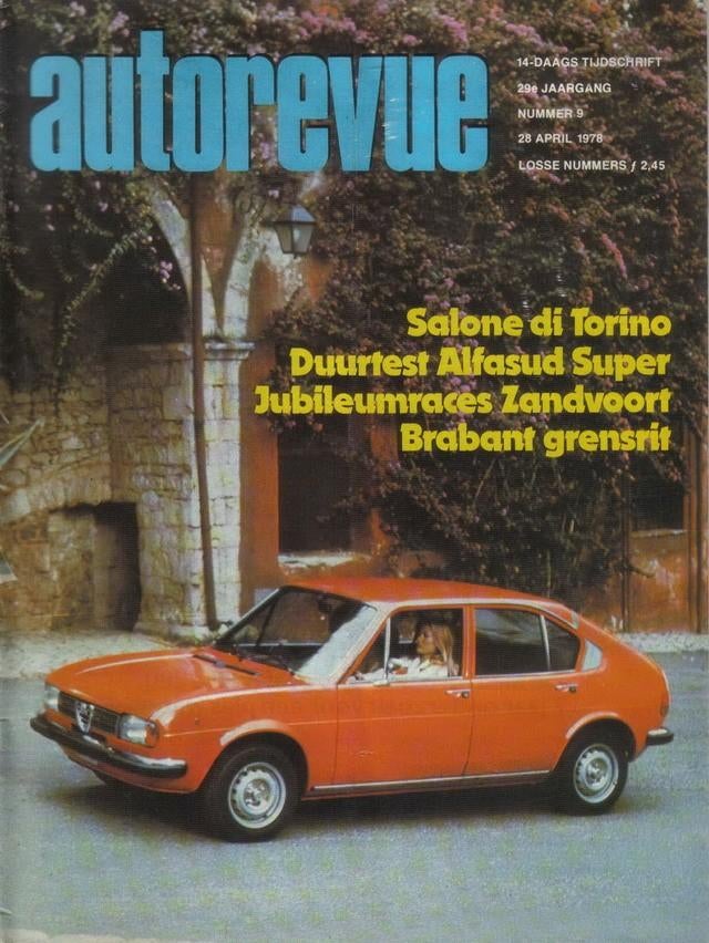 Autorevue 9 1978 : Alfa Romeo Alfasud - Peugeot 305 SR, Ophalen of Verzenden, Gelezen, Algemeen