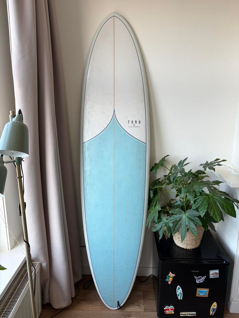 Surfboard torq 7.2 49L, Ophalen, Zo goed als nieuw, Met vinnen