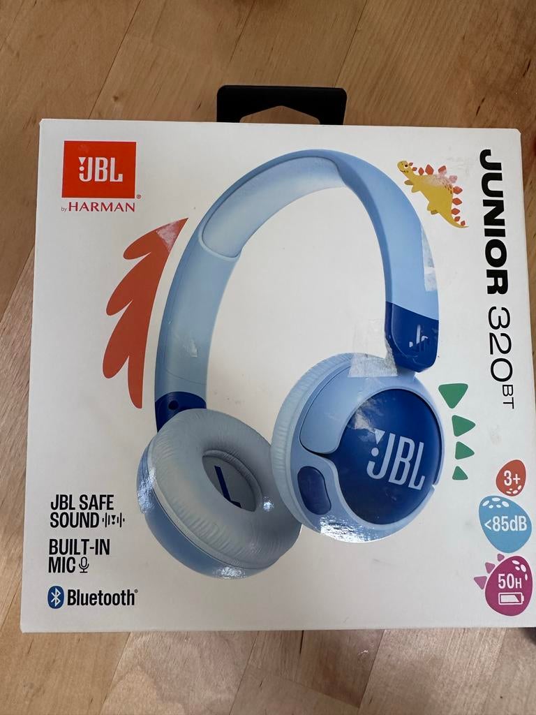 JBL JR 320BT draadloze koptelefoon, Audio, Tv en Foto, Koptelefoons, Ophalen of Verzenden, Nieuw, Op oor (supra aural), Draadloos