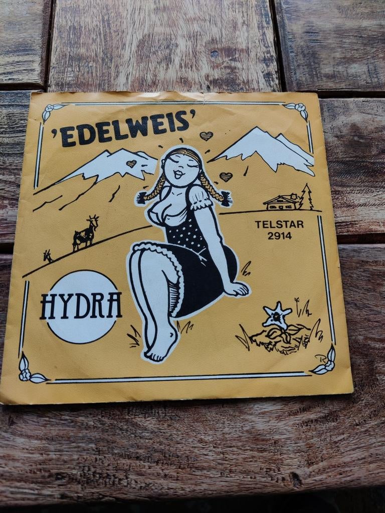 Hydra - Edelweiss / Alie nou blaas d'r nog 's op, Cd's en Dvd's, Ophalen of Verzenden, Zo goed als nieuw, Overige formaten, Levenslied of Smartlap
