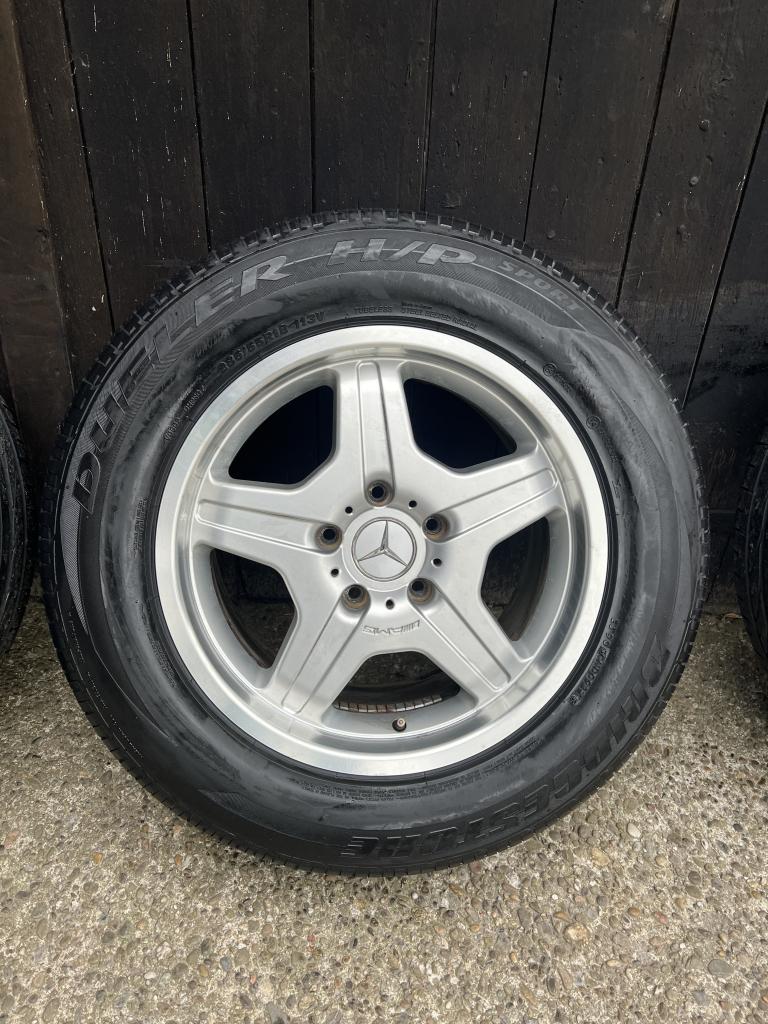 5x130 originele Mercedes G-klasse G55 G63 AMG W463 velgen, 18 inch, Gebruikt, 285 mm, Banden en Velgen