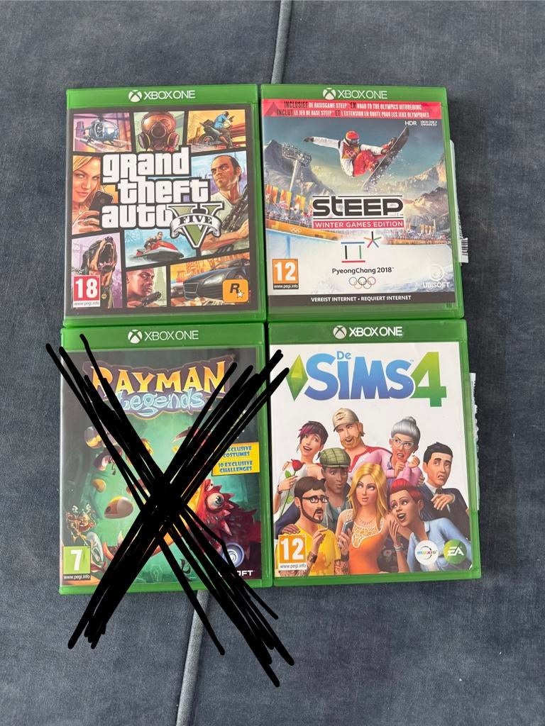 Xbox One Spellen: Grand Theft Auto V, SteeP, De Sims, Gebruikt, Overige genres, 2 spelers, Ophalen of Verzenden