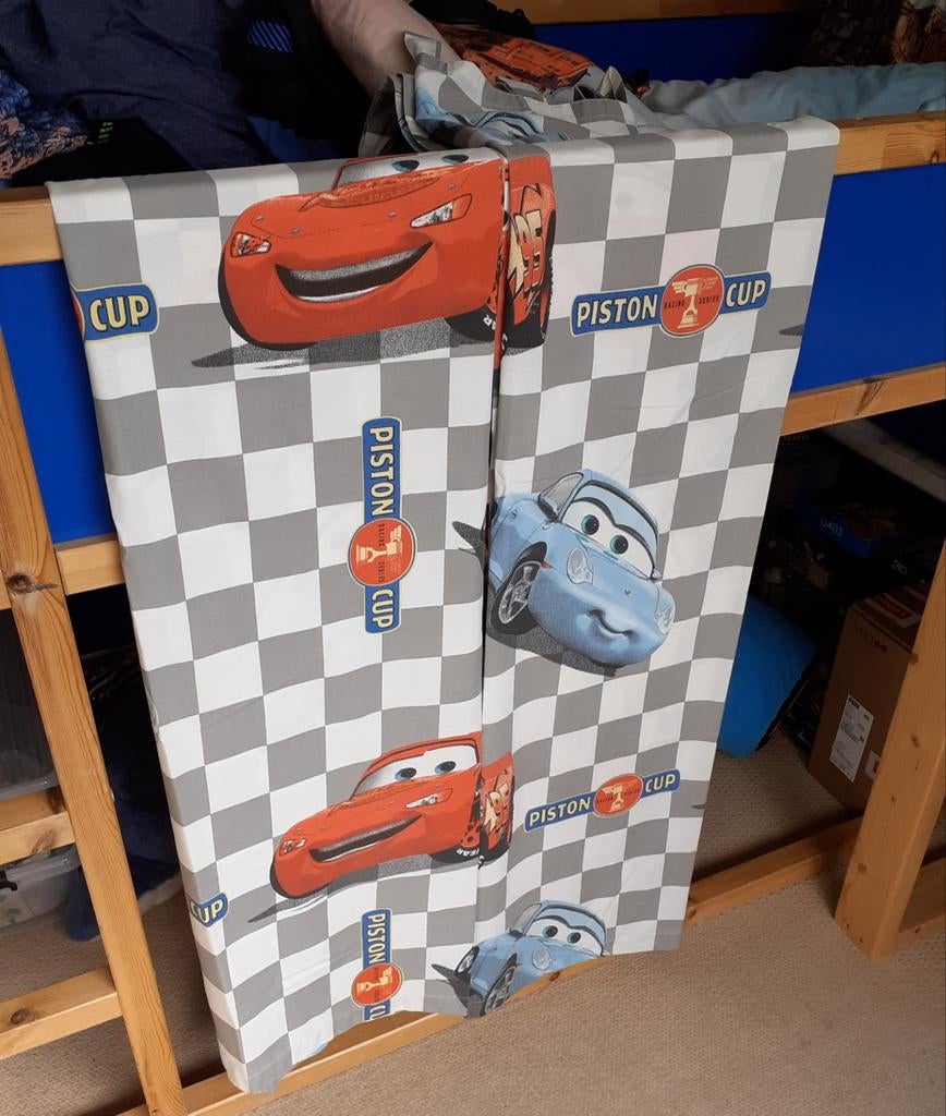 Cars gordijnen, Ophalen, Wit, Jongetje of Meisje, Dekbedovertrek