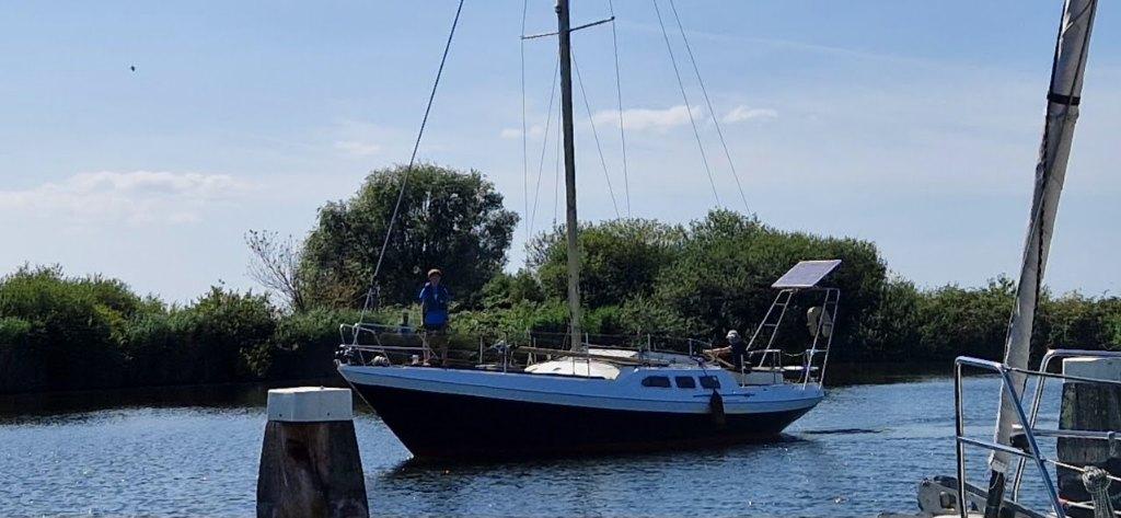 Stalen Robbert Das 34 zeilboot, Watersport en Boten, Kajuitzeilboten en Zeiljachten, Ophalen, Gebruikt, Staal, Diesel