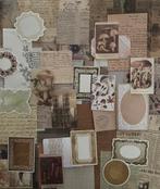 Scrapbooking paddenstoelen herfst papier, Verzenden, Nieuw, Papier of Karton