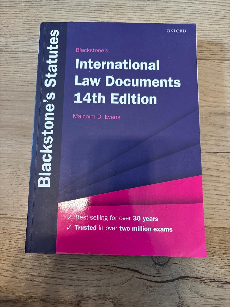 International Law Documents 14th Edition, Boeken, Ophalen of Verzenden, Gamma, Gelezen, Niet van toepassing