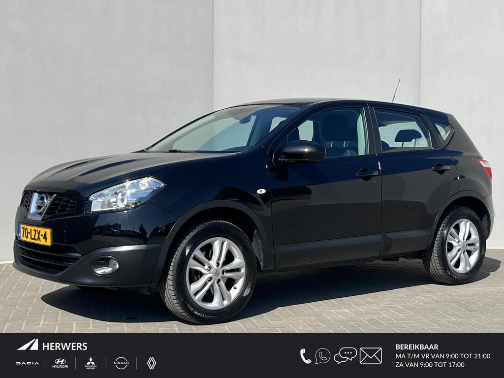 Nissan Qashqai 1.6 Acenta / Trekhaak (1200 KG) / Goed onderh, Voorwielaandrijving, Gebruikt, 1210 kg, Zwart