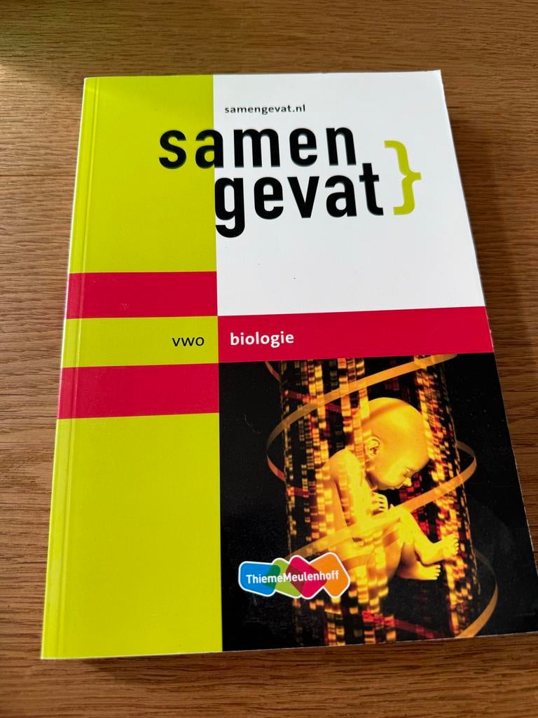 Samengevat Biologie VWO - Perfecte voorbereiding, Boeken, Schoolboeken, Ophalen of Verzenden, Zo goed als nieuw, VWO, Biologie