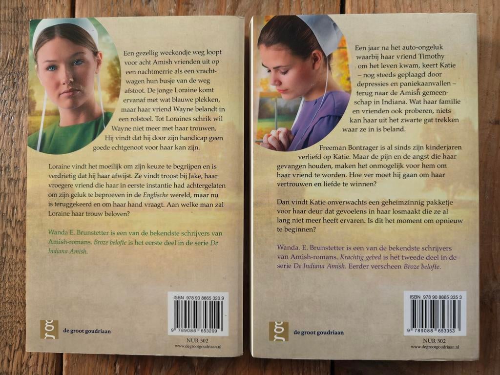 Deel 1 en 2 van de serie:  Indiana Amish., Ophalen of Verzenden, Zo goed als nieuw