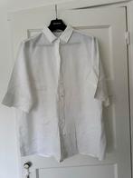 Witte 100% linnen blouse maat 46, Ophalen of Verzenden, Zo goed als nieuw, Wit