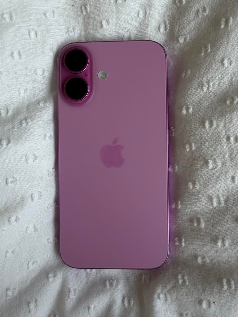 iPhone 16 Roze - 128 GB, Telecommunicatie, Ophalen, 128 GB, IPhone 16, Zo goed als nieuw