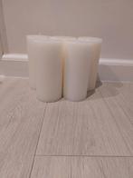 Nieuwe witte stompkaarsen set, Ophalen, Overige materialen, Wit, Nieuw