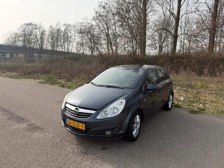 Opel Corsa 1.4 16V 5D 2008 Grijs, Auto's, Opel, Particulier, Corsa, Benzine, B, Hatchback, Handgeschakeld, Origineel Nederlands